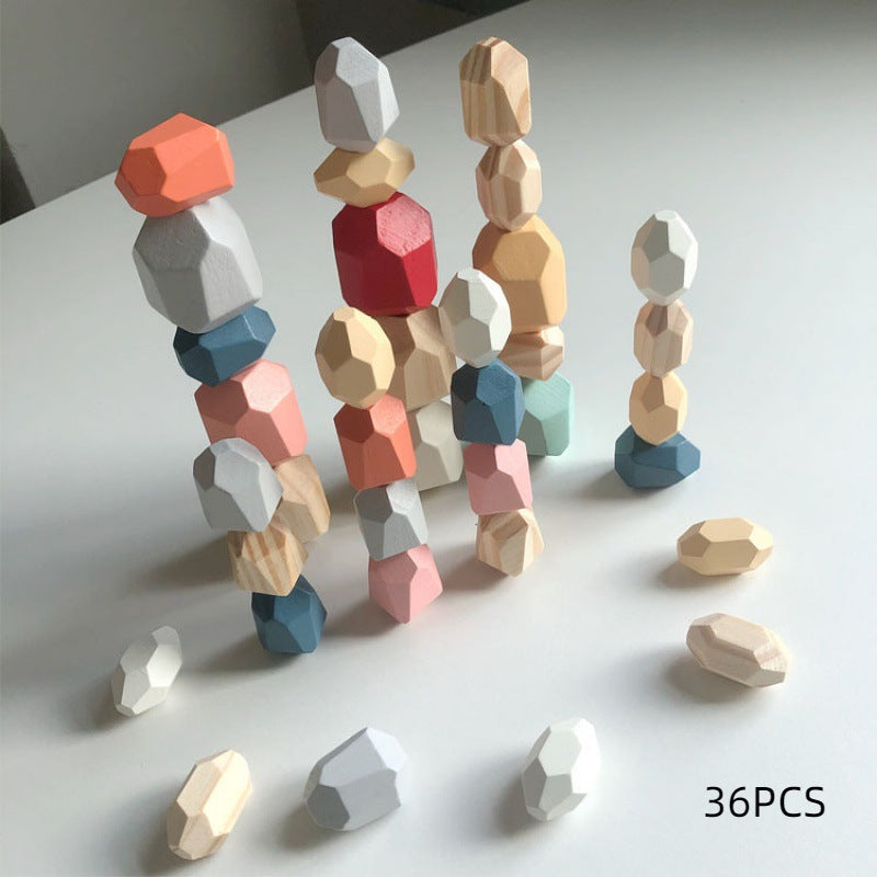 Wooden Sorting Stacking Rocks Stones| Best Christmas Gift🎁