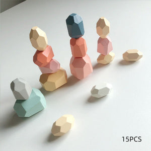 Wooden Sorting Stacking Rocks Stones| Best Christmas Gift🎁