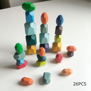 Wooden Sorting Stacking Rocks Stones| Best Christmas Gift🎁