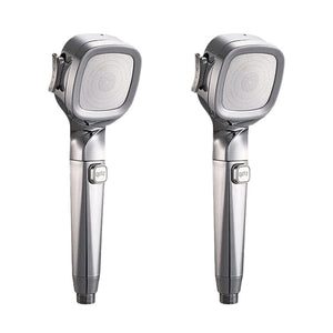 💦4-mode Handheld Pressurized Shower Head with Pause Switch