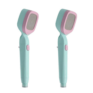 💦4-mode Handheld Pressurized Shower Head with Pause Switch
