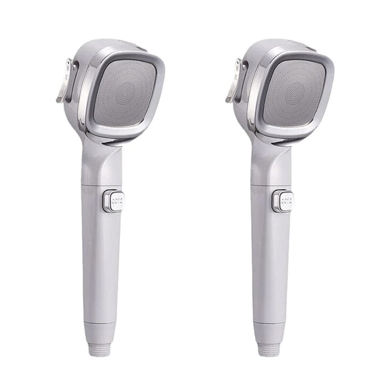 💦4-mode Handheld Pressurized Shower Head with Pause Switch
