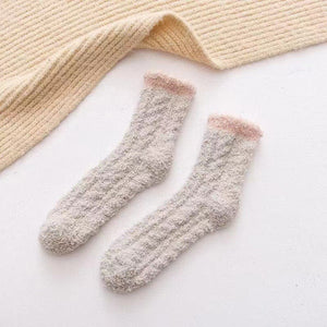Fuzzy Christmas Holiday Socks