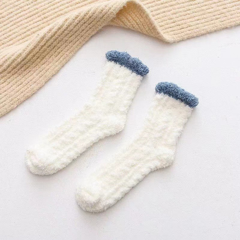 Fuzzy Christmas Holiday Socks