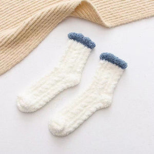 Fuzzy Christmas Holiday Socks