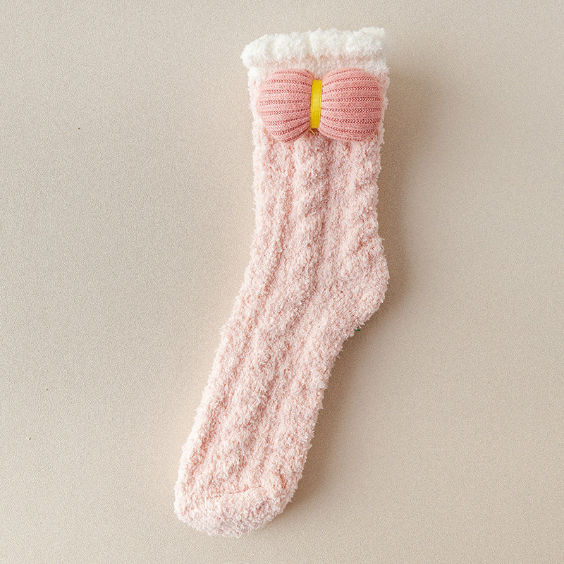 Fuzzy Christmas Holiday Socks
