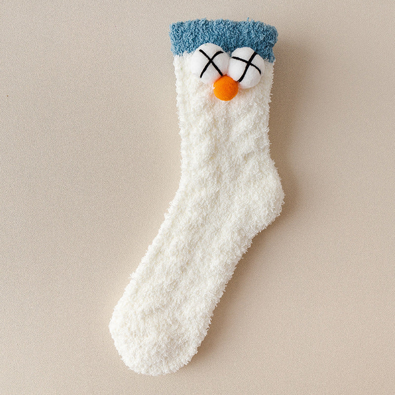 Fuzzy Christmas Holiday Socks