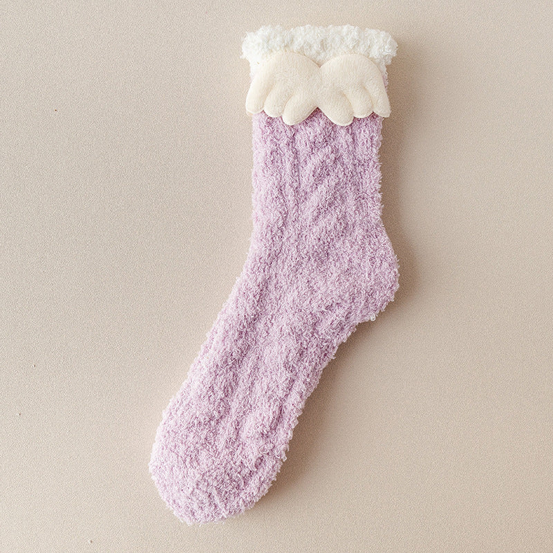 Fuzzy Christmas Holiday Socks