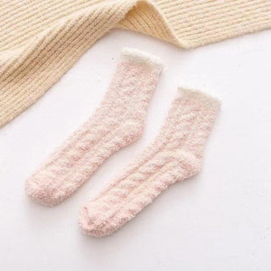 Fuzzy Christmas Holiday Socks