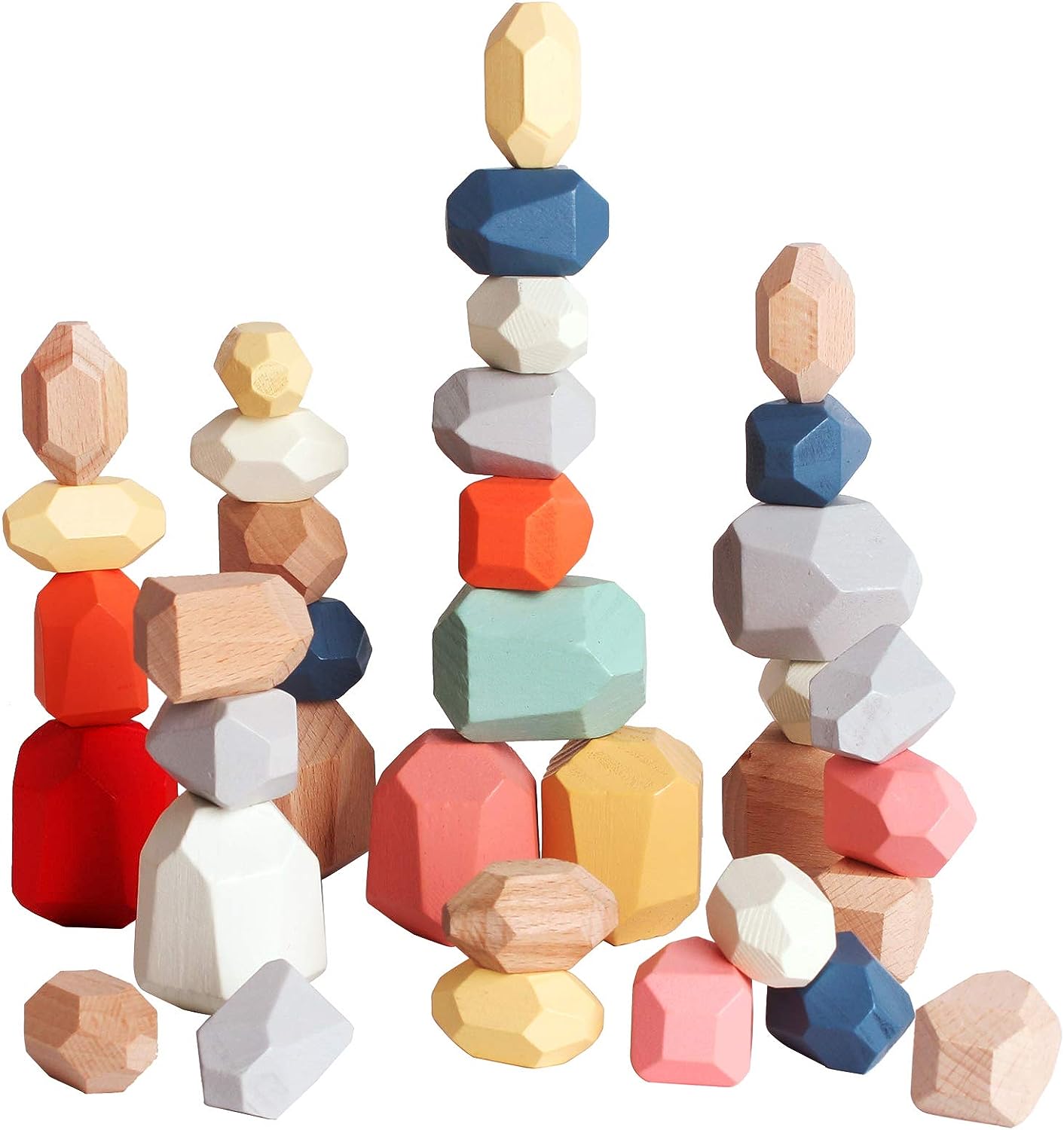 Wooden Sorting Stacking Rocks Stones| Best Christmas Gift🎁