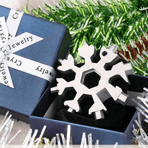 ❄️ 18-in-1 stainless steel snowflakes multi-tool