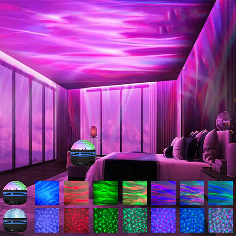 💜2 in 1 Northern Lights and Ocean Wave Projector