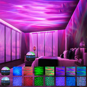 💜2 in 1 Northern Lights and Ocean Wave Projector