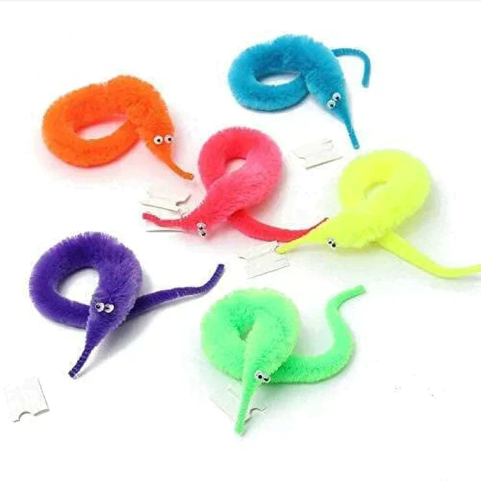♾️Twisty Fuzzy Worm Toys