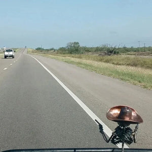 💀Cowboy Skull Gunslinger Hood Ornament💀