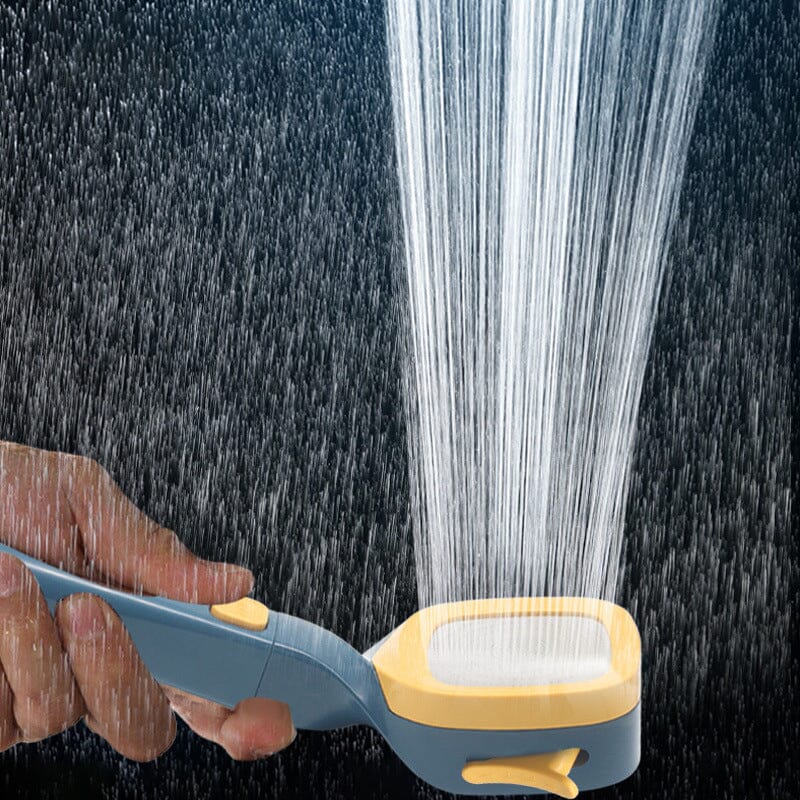 💦4-mode Handheld Pressurized Shower Head with Pause Switch