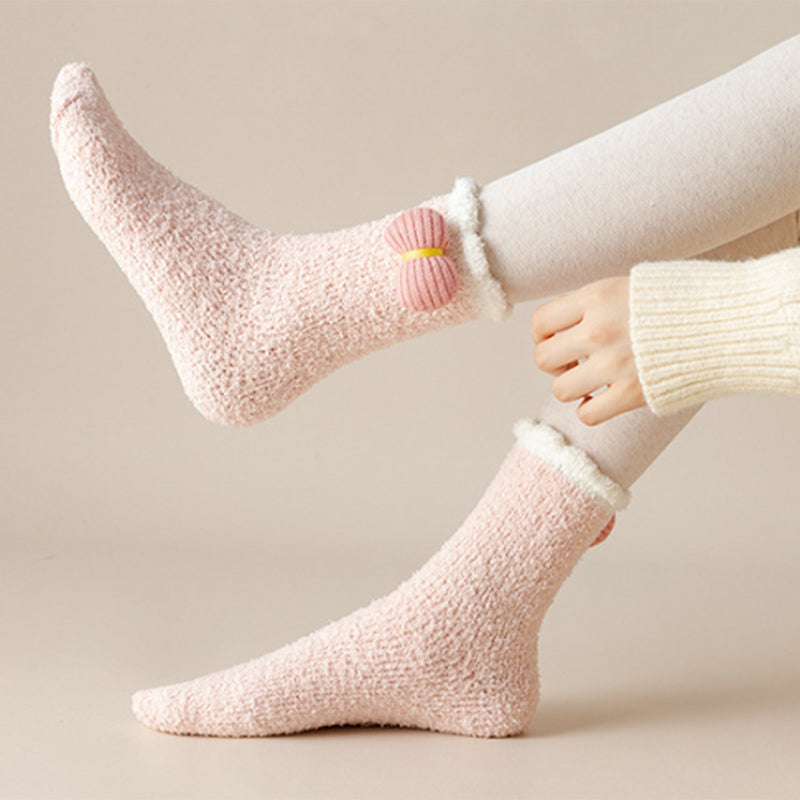 Fuzzy Christmas Holiday Socks