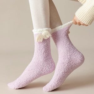 Fuzzy Christmas Holiday Socks