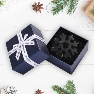 ❄️ 18-in-1 stainless steel snowflakes multi-tool
