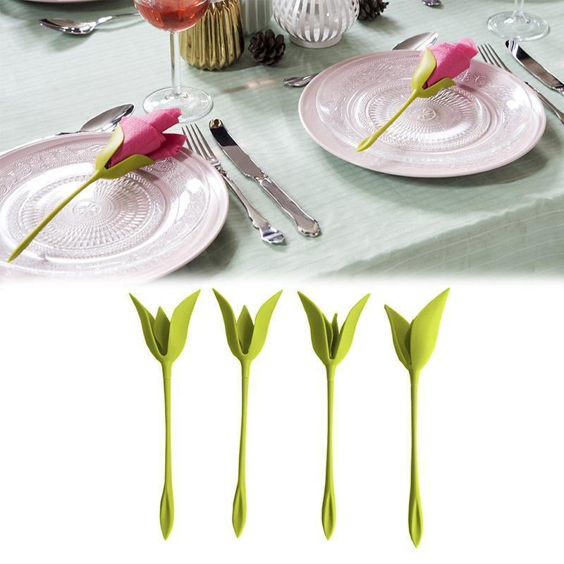 🌷Bloom Napkin Holders For Tables (4 PCS)