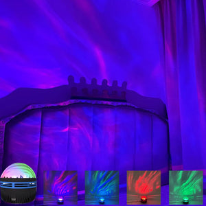 💜2 in 1 Northern Lights and Ocean Wave Projector