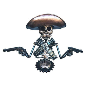 💀Cowboy Skull Gunslinger Hood Ornament💀