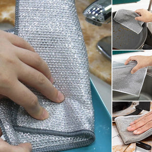 💦Multifunctional Non-scratch Wire Dishcloth