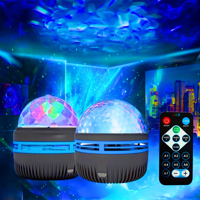 💜2 in 1 Northern Lights and Ocean Wave Projector